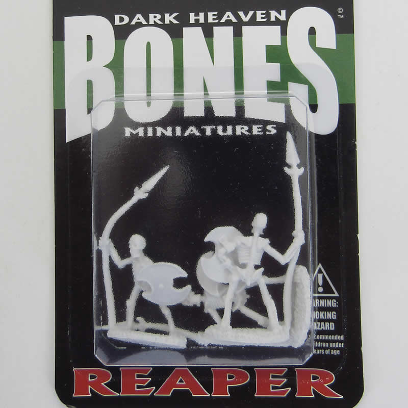RPR77001 Skeletal Spearmen Miniature 25mm Heroic Scale Dark Heaven 2nd Image