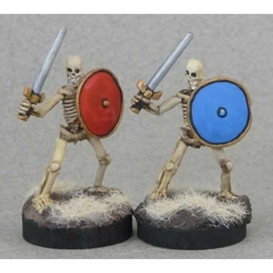 RPR77017 Skeletal Swordsmen Miniature 25mm Heroic Scale Dark Heaven 3rd Image