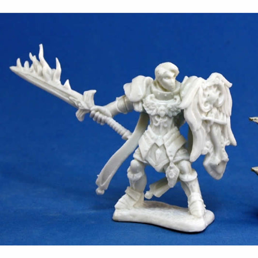 RPR77058 Almaran the Gold Paladin Miniature 25mm Heroic Scale Main Image