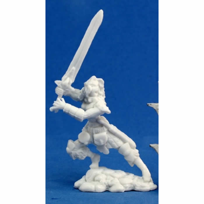 RPR77062 Deenah Female Barbarian Miniature 25mm Heroic Scale 3rd Image