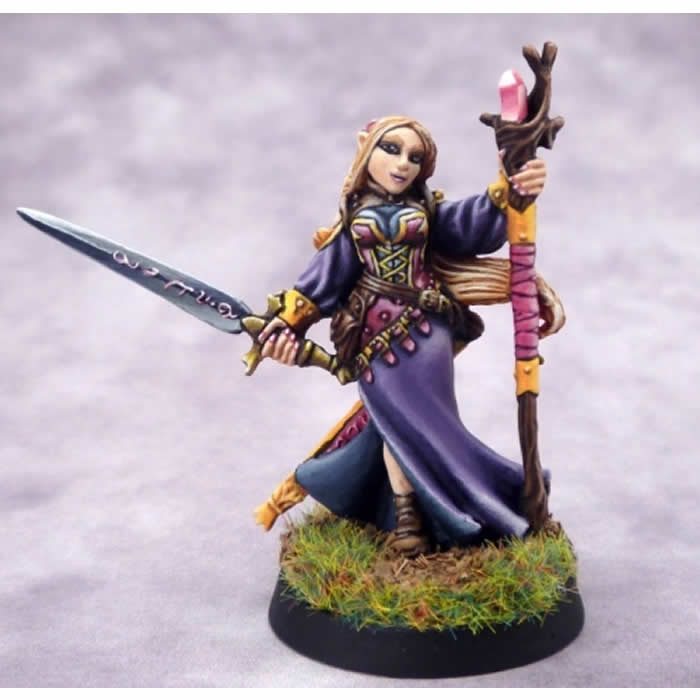 RPR77076 Lysette Female Elf Miniature 25mm Heroic Scale Main Image