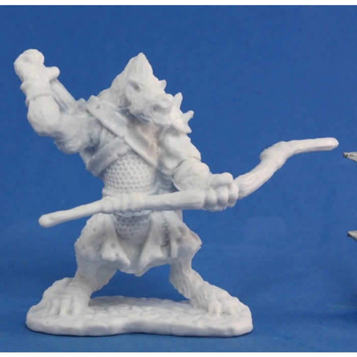 RPR77104 Blacktongue Gnoll Archer Miniature 25mm Heroic Scale Main Image