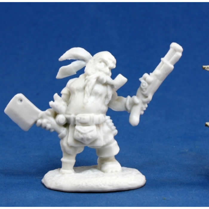 RPR77133 Gruff Grimecleaver Dwarf Pirate Miniature 25mm Heroic Scale 3rd Image