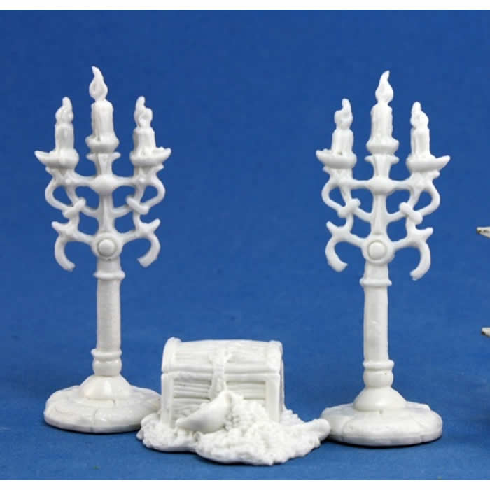 RPR77138 Treasure Pile and Candleabra Miniature 25mm Heroic Scale 3rd Image