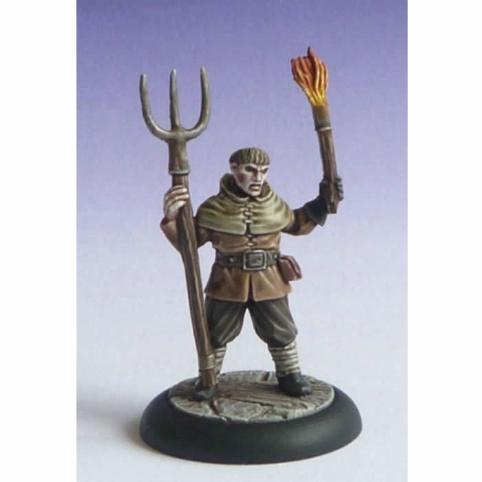 RPR77140 Townsfolk Village Rioter Miniature 25mm Heroic Scale Main Image