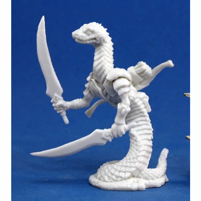 RPR77153 Snakeman Warrior Miniature 25mm Heroic Scale Dark Heaven 3rd Image