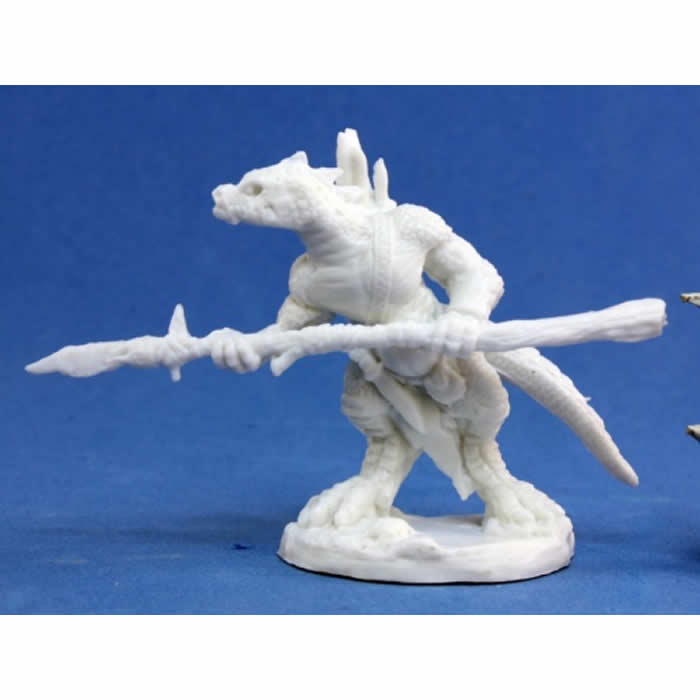 RPR77154 Lizardman Spearman Miniature 25mm Heroic Scale Dark Heaven 3rd Image