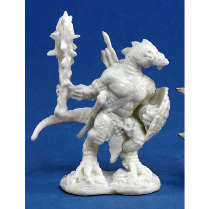 RPR77155 Lizardman Warrior Miniature 25mm Heroic Scale Dark Heaven 3rd Image