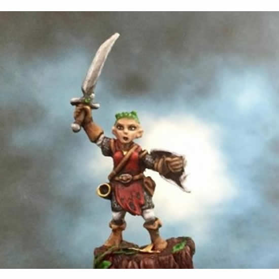 RPR77164 Elliwyn Heatherlark Gnome Bard Miniature 25mm Heroic Scale Main Image