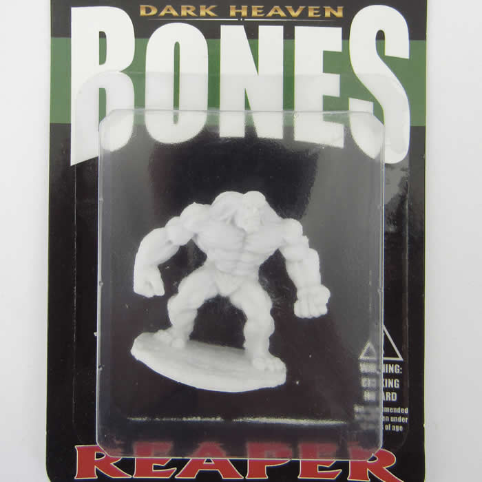 RPR77170 Clay Golem Miniature 25mm Heroic Scale Dark Heaven Bones Reaper Miniatures 2nd Image