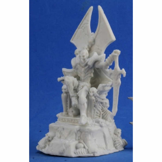 RPR77201 Dragoth Skeleton Lord on Throne Miniature 25mm Heroic Scale Main Image