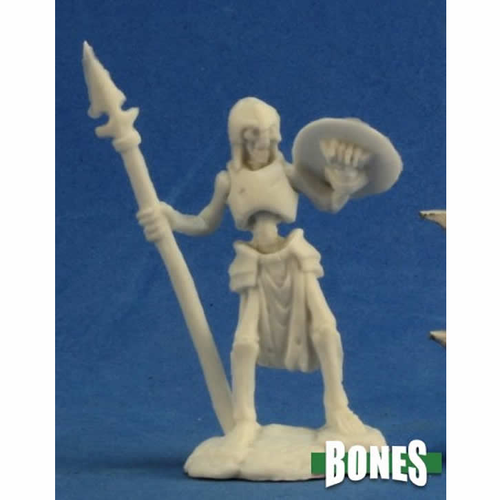 RPR77239 Skeleton Guardian Spearman Miniature 25mm Heroic Scale Main Image