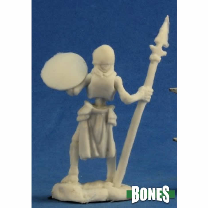 RPR77239 Skeleton Guardian Spearman Miniature 25mm Heroic Scale 3rd Image