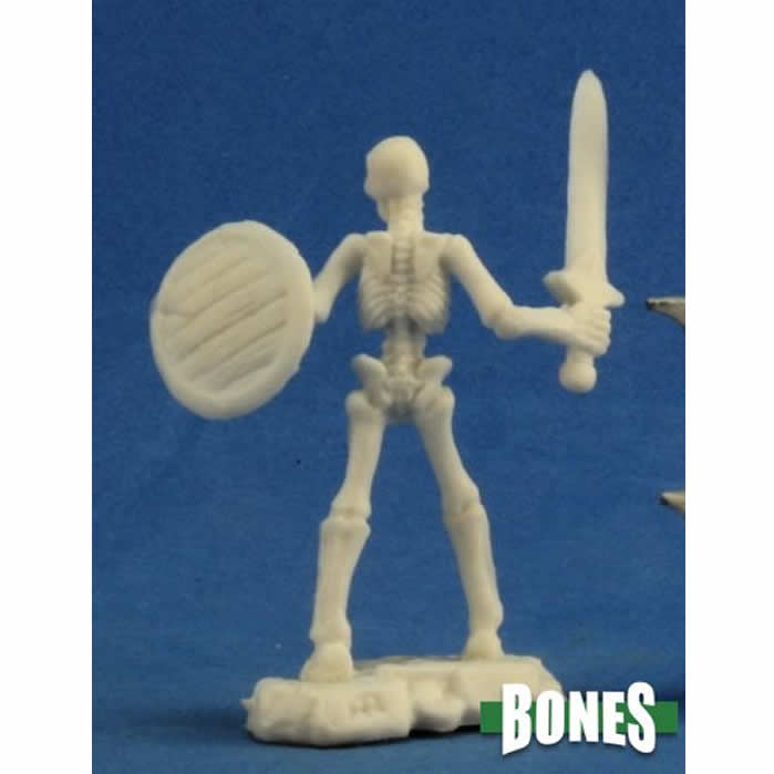 RPR77242 Skeleton Warrior Sword Miniature 25mm Heroic Scale Bones 3rd Image