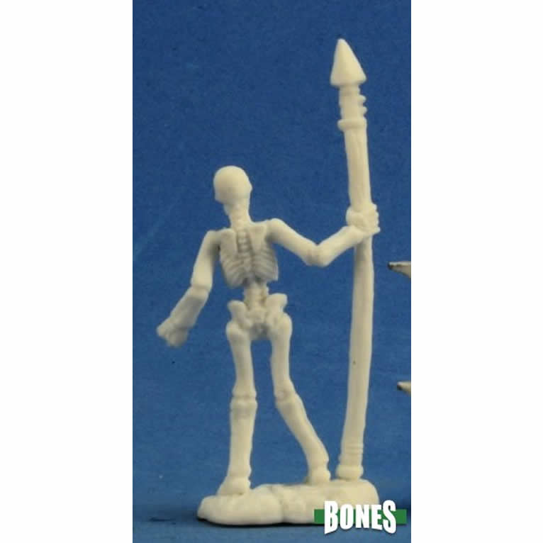 RPR77244 Skeleton Warrior Spearman Miniature 25mm Heroic Scale Bones 3rd Image