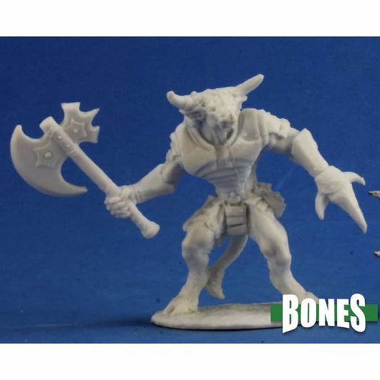 RPR77255 Bronzeheart Minotaur Hero Miniature 25mm Heroic Scale Bones Main Image