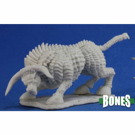 RPR77256 Brass Bull Miniature 25mm Heroic Scale Dark Heaven Bones Main Image