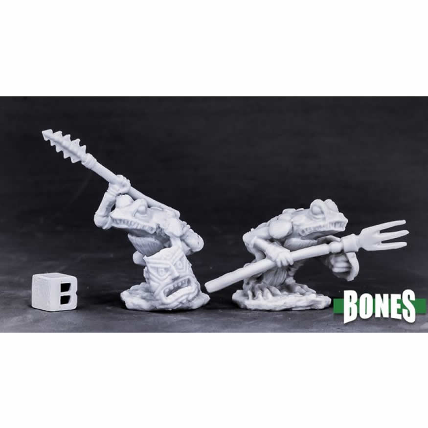 RPR77268 Squogs Warriors Miniature 25mm Heroic Scale Bones Main Image