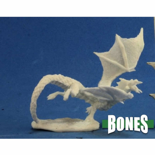 RPR77273 Dragon Hatchling Black Miniature 25mm Heroic Scale Bones Main Image