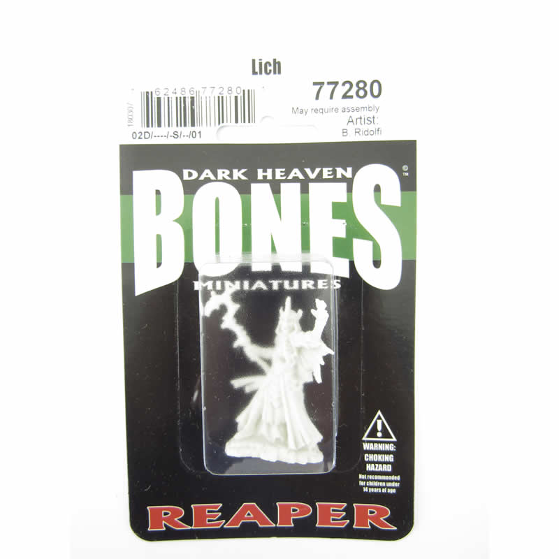 RPR77280 Lich Miniature 25mm Heroic Scale Dark Heaven Bones 2nd Image