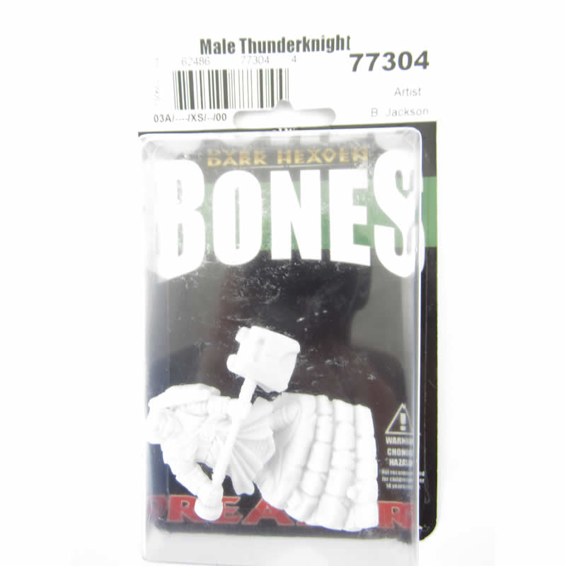 RPR77304 Male Thunderknight Miniature 25mm Heroic Scale Figure Bones 2nd Image