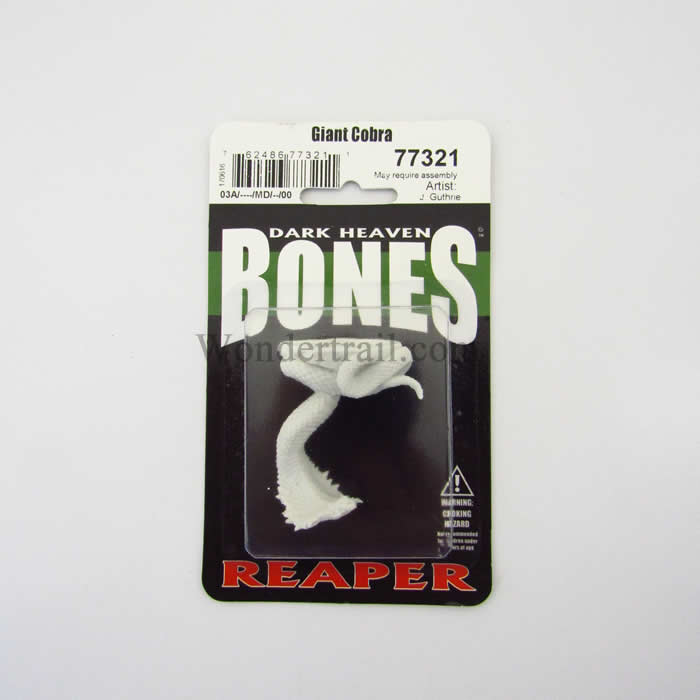 RPR77321 Giant Cobra Miniature 25mm Heroic Scale Dark Heaven Bones 2nd Image