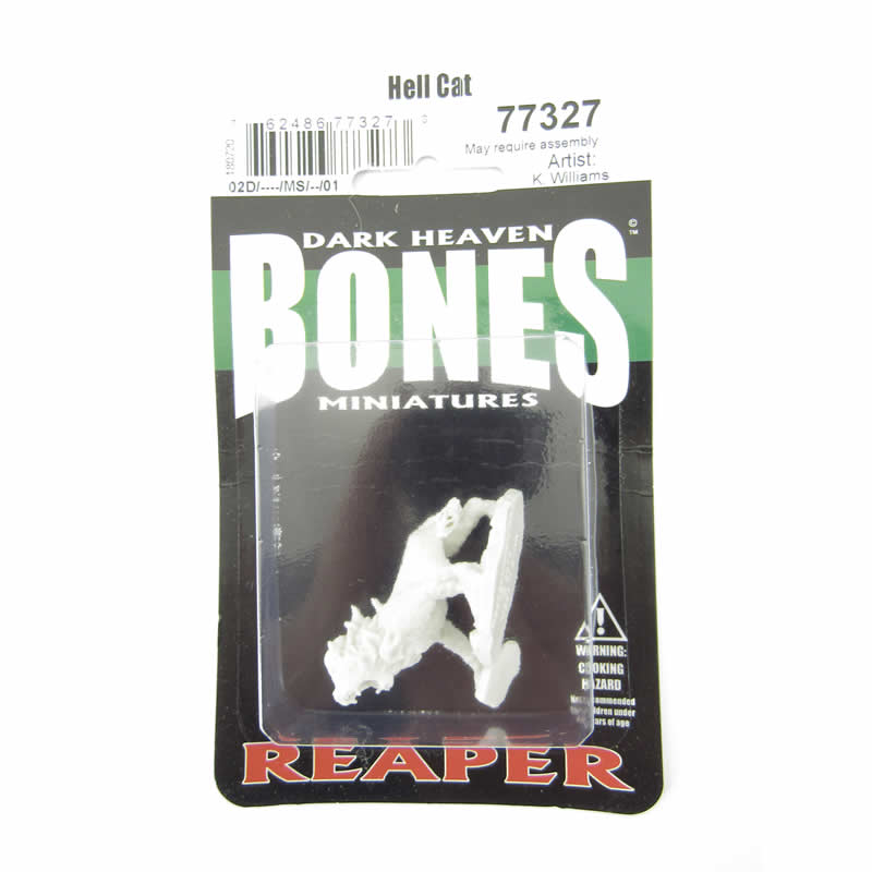 RPR77327 Hell Cat Miniature 25mm Heroic Scale Figure Dark Heaven Bones 2nd Image