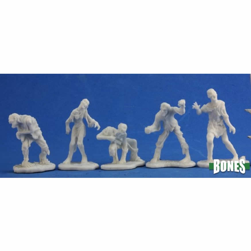 RPR77342 Zombies Miniature 25mm Heroic Scale Figure Dark Heaven Bones Main Image