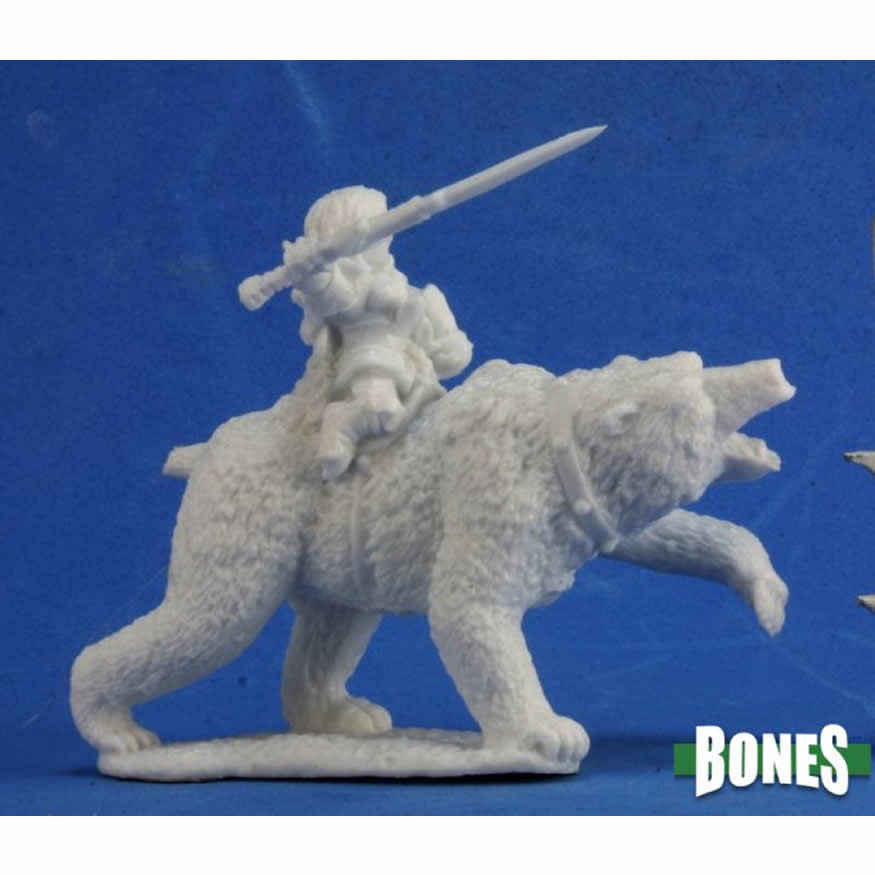 RPR77353 Ursula Dwarven Bear Rider Miniature 25mm Heroic Scale Figure 3rd Image