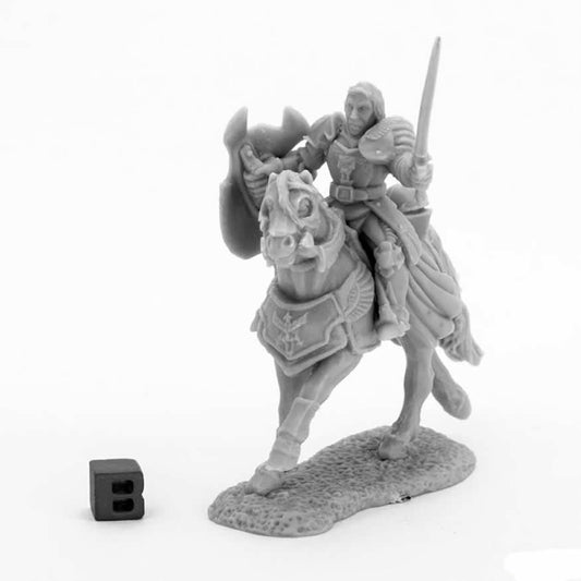 RPR77354 Sir Danel Mounted Crusader Miniature 25mm Heroic Scale Figure Main Image