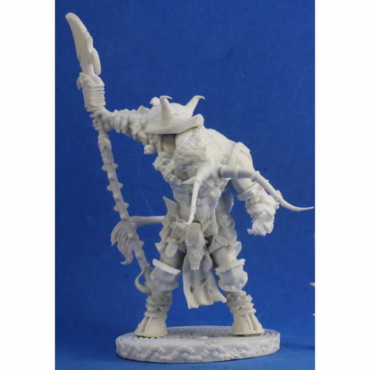 RPR77376 Minotaur Demon Lord Miniature 25mm Heroic Scale Figure Dark Heaven Bones Main Image