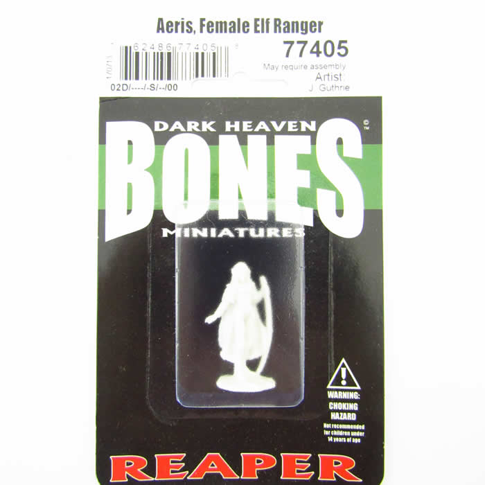 RPR77405 Aeris Female Elf Ranger Miniature 25mm Heroic Scale Bones 2nd Image