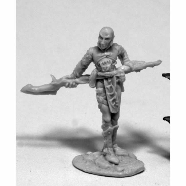 RPR77411 Eredain Mercenary Wizard Miniature 25mm Heroic Scale Bones Main Image