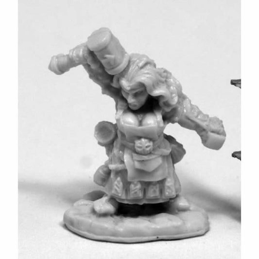 RPR77413 Margara Dwarf Shaman Miniature 25mm Heroic Scale Bones Main Image