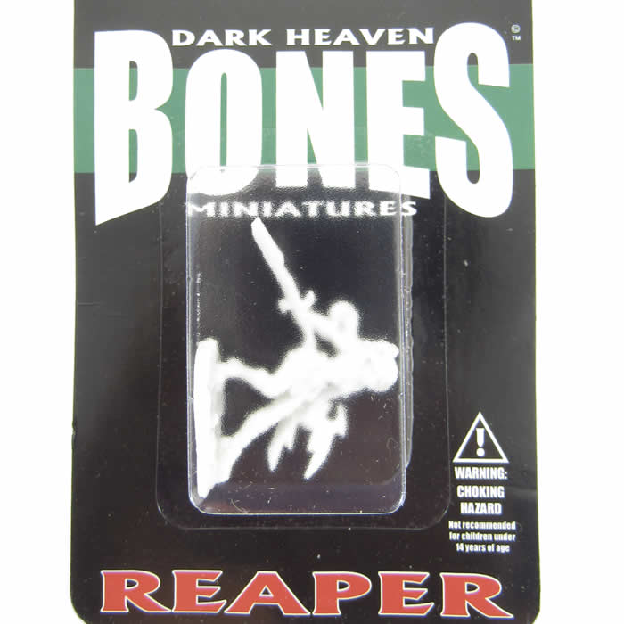 RPR77420 Aundine Dark Elf Warrior Miniature 25mm Heroic Scale Bones 2nd Image