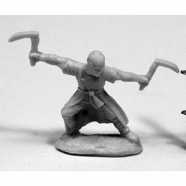 RPR77421 Jade Tiger Monk Miniature 25mm Heroic Scale Bones Main Image