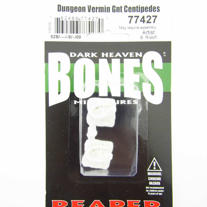 RPR77427 Dungeon Vermin Centipede Miniature 25mm Heroic Scale Bones 2nd Image