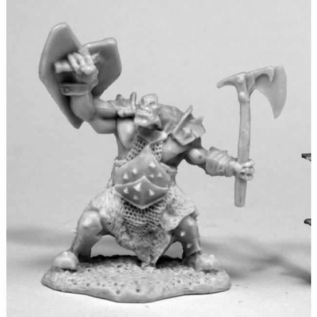 RPR77430 Orc Slayer Axe And Shield Miniature 25mm Heroic Scale Main Image