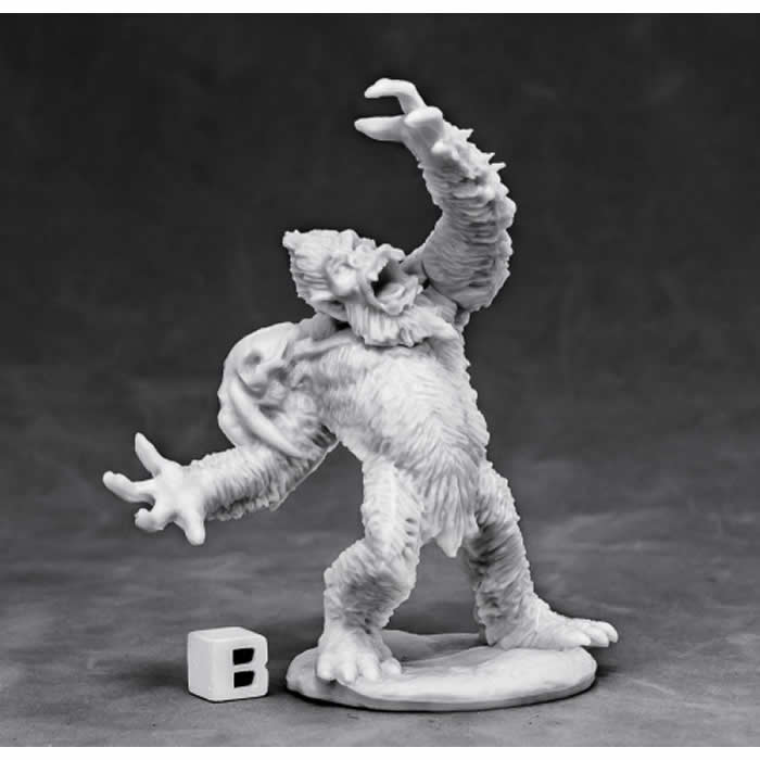 RPR77434 Yeti Chieftain Miniature 25mm Heroic Scale Warlord Bones Main Image