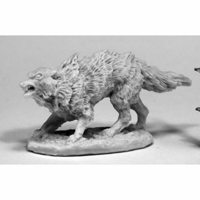 RPR77437 Winter Wolf Miniature 25mm Heroic Scale Dark Heaven Main Image