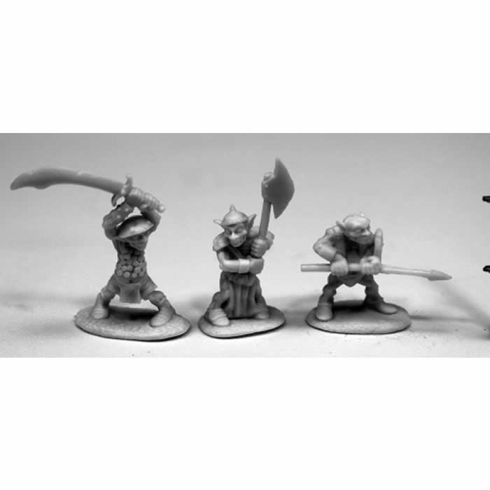 RPR77444 Goblin Warriors Miniature 25mm Heroic Scale Dark Heaven Main Image