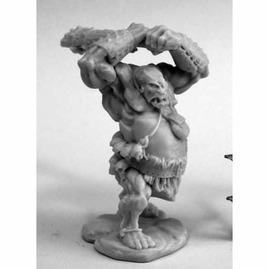 RPR77454 Ogre Clubber Miniature 25mm Heroic Scale Dark Heaven Bones Main Image