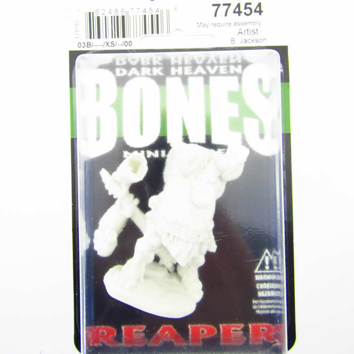 RPR77454 Ogre Clubber Miniature 25mm Heroic Scale Dark Heaven Bones 2nd Image