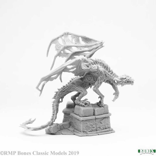 RPR77466 Zombie Dragon Miniature 25mm Heroic Scale Dark Heaven Bones Main Image