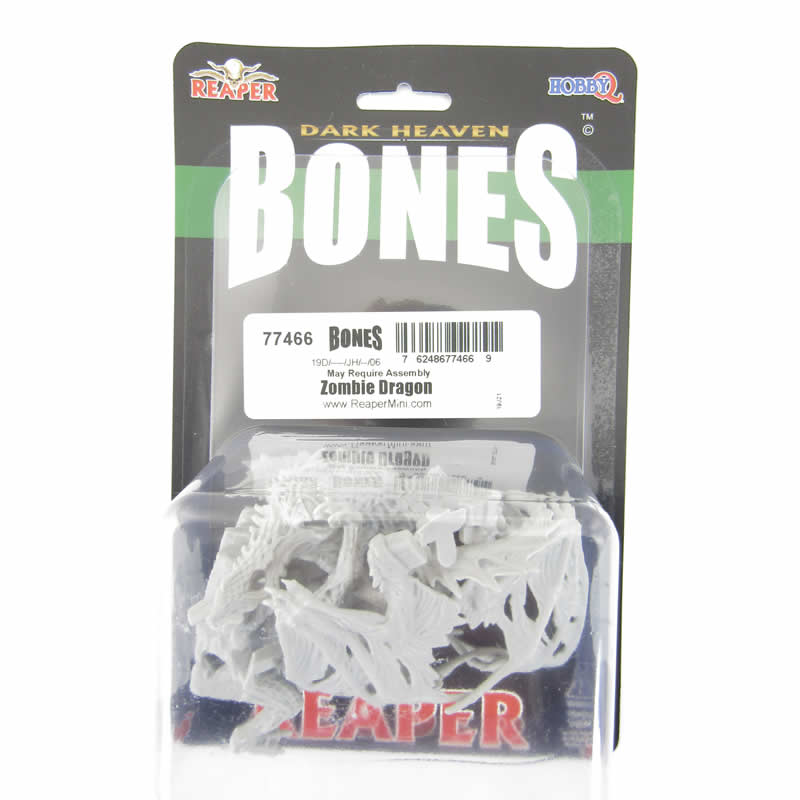 RPR77466 Zombie Dragon Miniature 25mm Heroic Scale Dark Heaven Bones 2nd Image