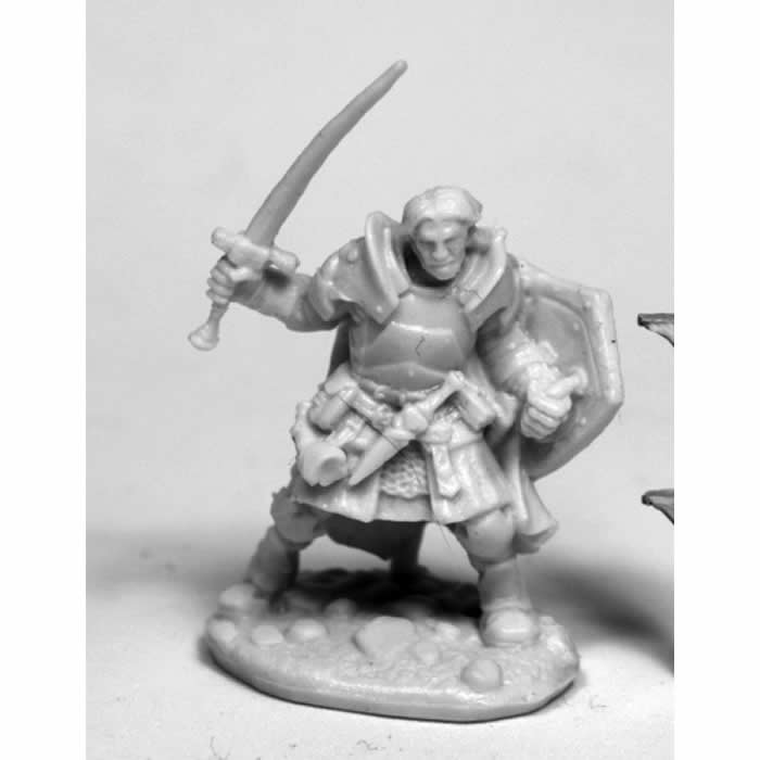 RPR77467 Rheagar Male Fighter Miniature 25mm Heroic Scale Main Image