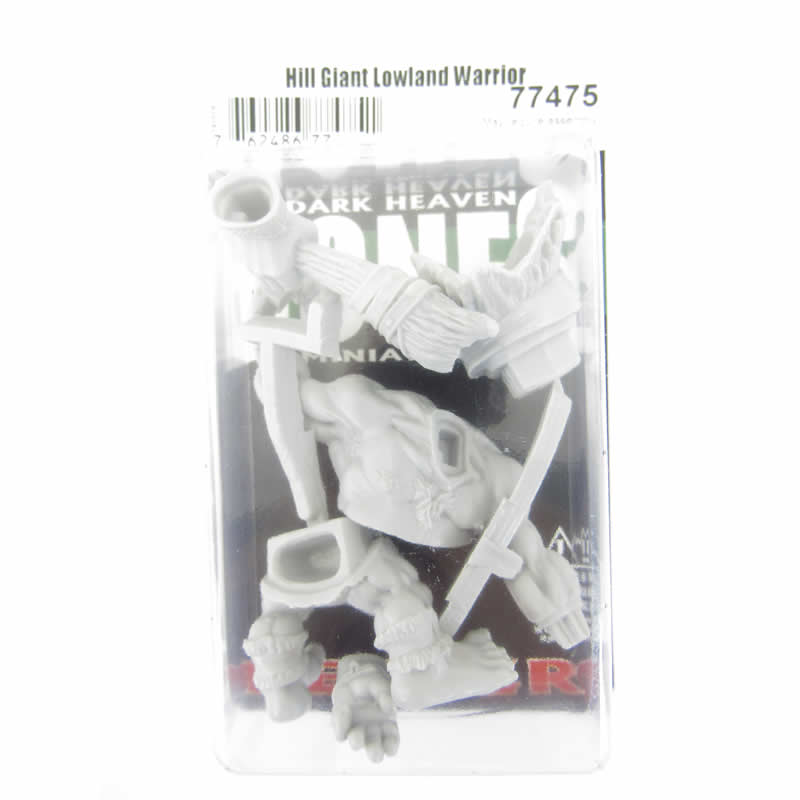 RPR77475 Hill Giant Lowland Warrior Miniature 25mm Heroic Scale 2nd Image