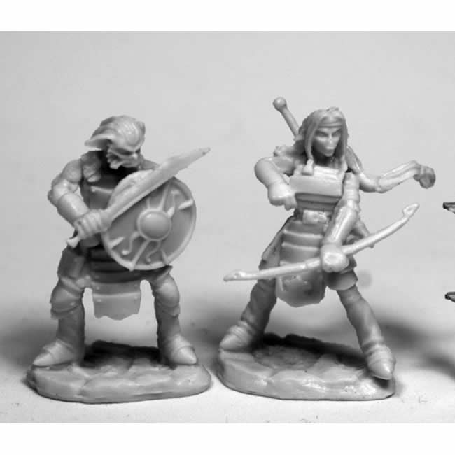 RPR77476 Hobgoblin Warriors Pack of 2 Miniatures 25mm Heroic Scale Main Image