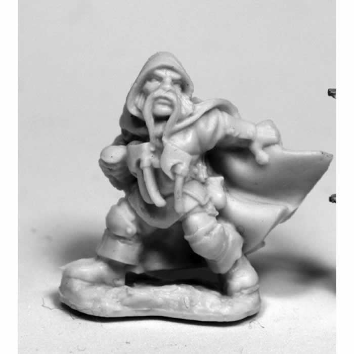 RPR77479 Klaus Copperthumb Dwarf Thief Miniature 25mm Heroic Scale Main Image