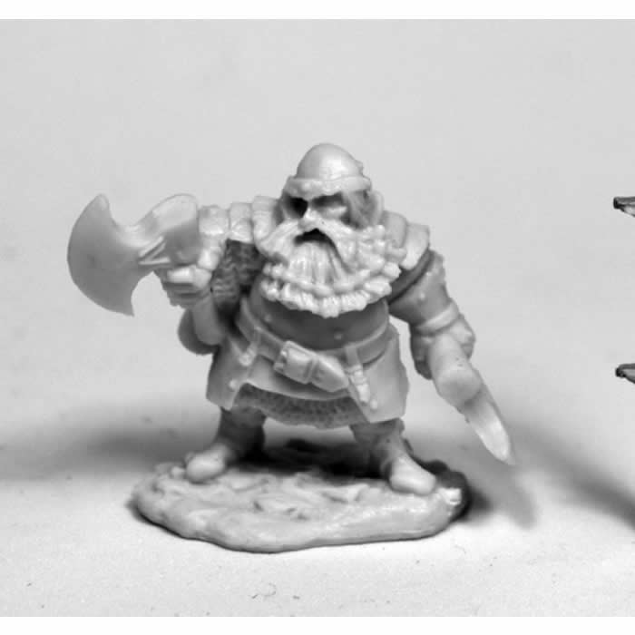 RPR77482 Hagar Dwarven Hero Miniature 25mm Heroic Scale Main Image